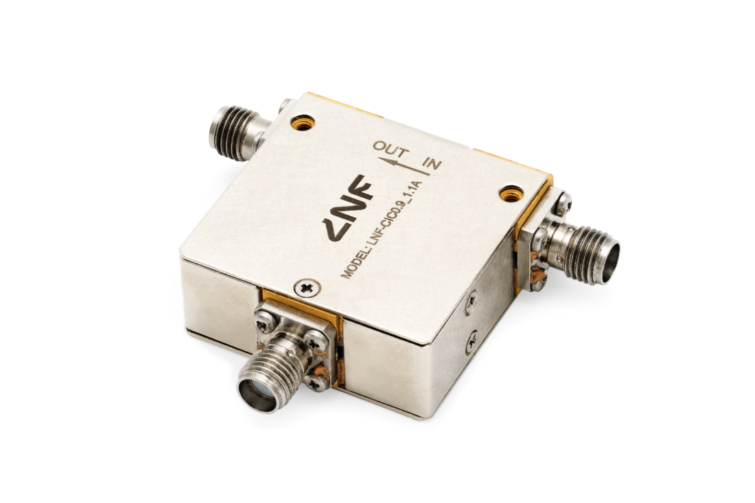 Low Noise Factory: 0.9-1.1 GHz Single Junction Circulator - LNF-CIC0.9_1.1A