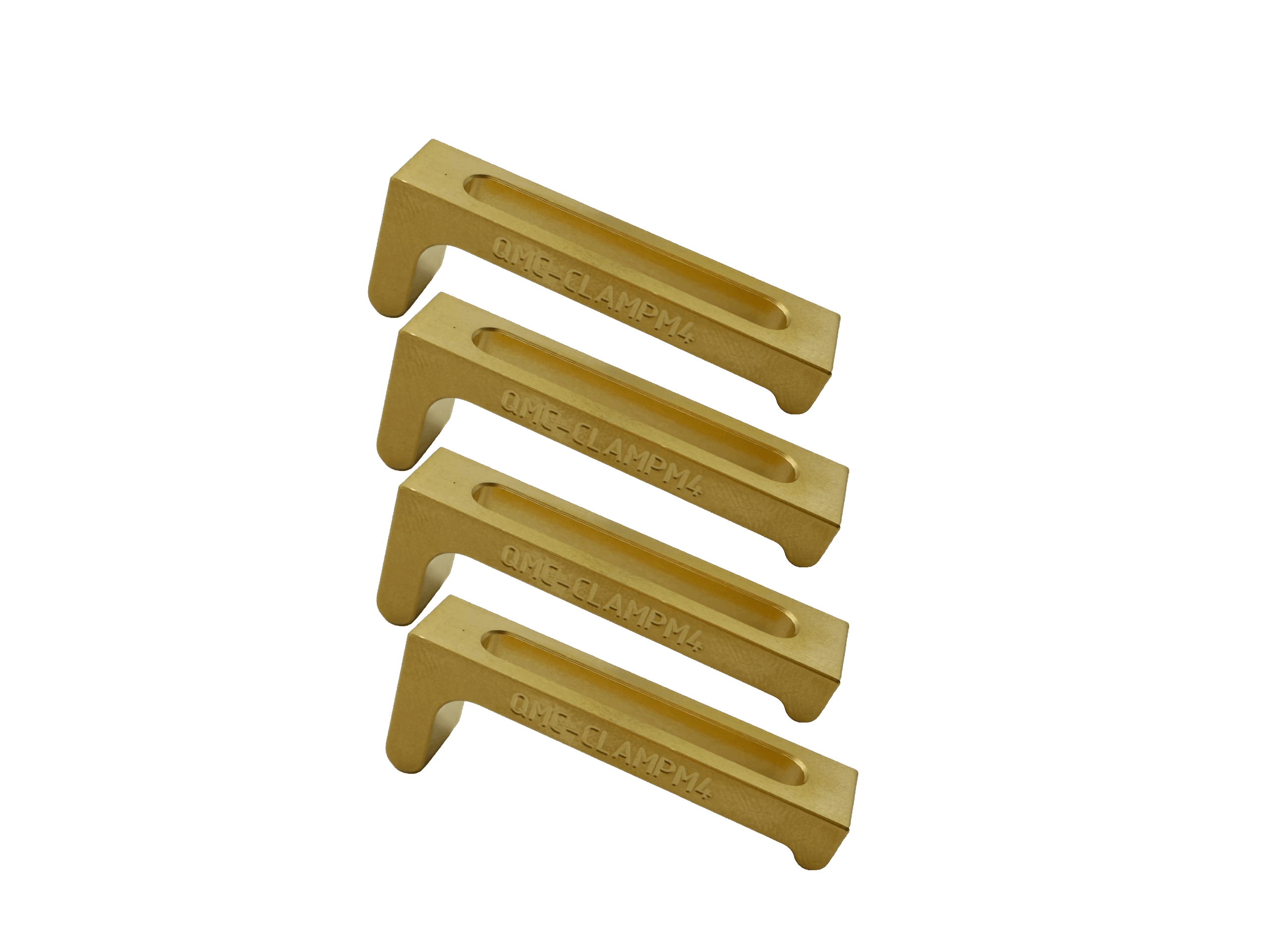 QMC-CLAMPM4 => Cryogenic Breadboard Clamp with metric M4 Screw | Gold Plated | Pack of 4 Units - Image 2