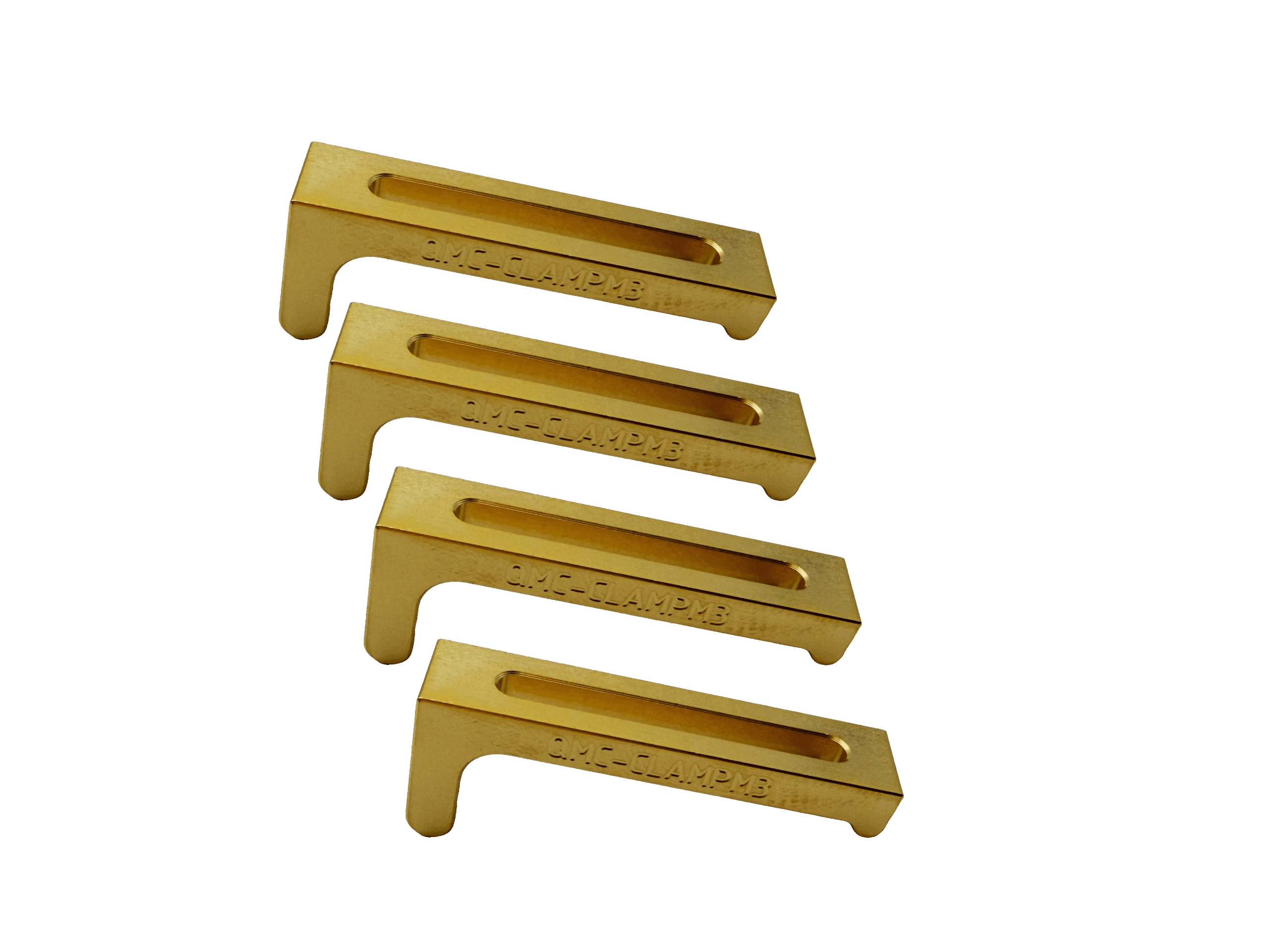 QMC-CLAMPM3 => Cryogenic Breadboard Clamp with Metric M3 Screw | Non-Magnetic | Gold Plated | Pack of 4 Units - Image 2