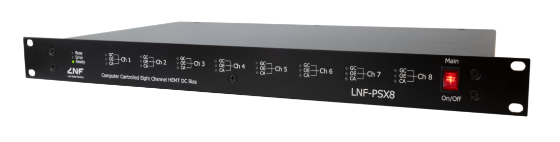 LNF-PSX8 ==> Computer-Controlled HEMT Bias Supply